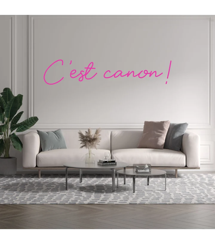 Custom text: C'est canon!