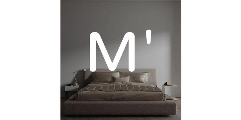 Custom text: M'