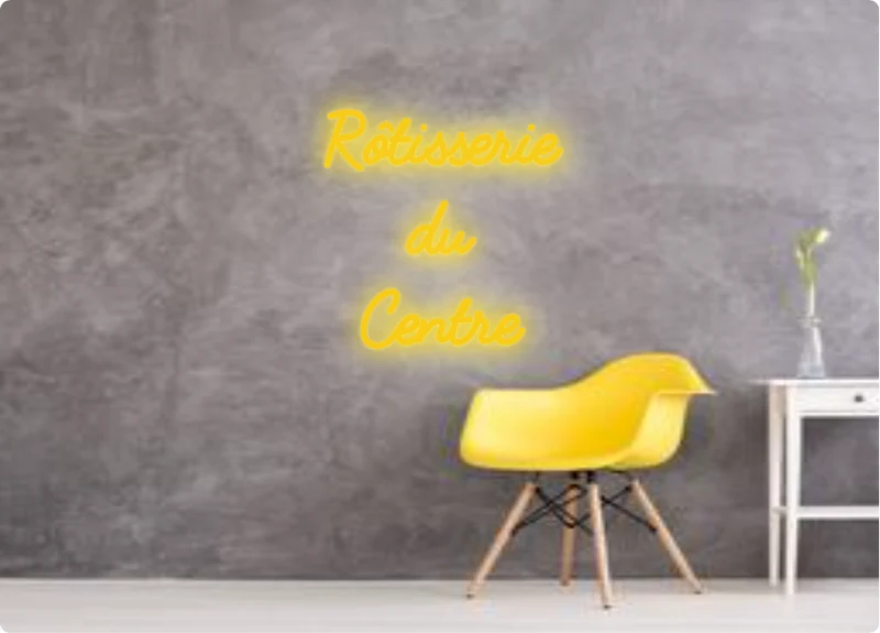 Custom text: Rôtisserie du Centre