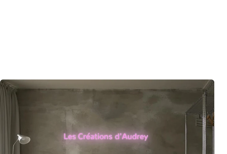 Custom text: Les Créations d'Audrey