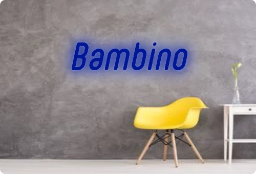 Custom text: Bambino