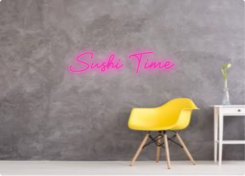 Custom text: Sushi Time