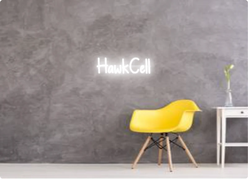 Custom text: HawkCell