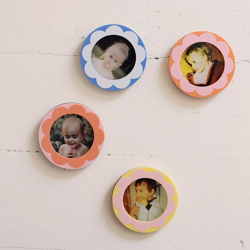 Mini cadre photo motif fleur