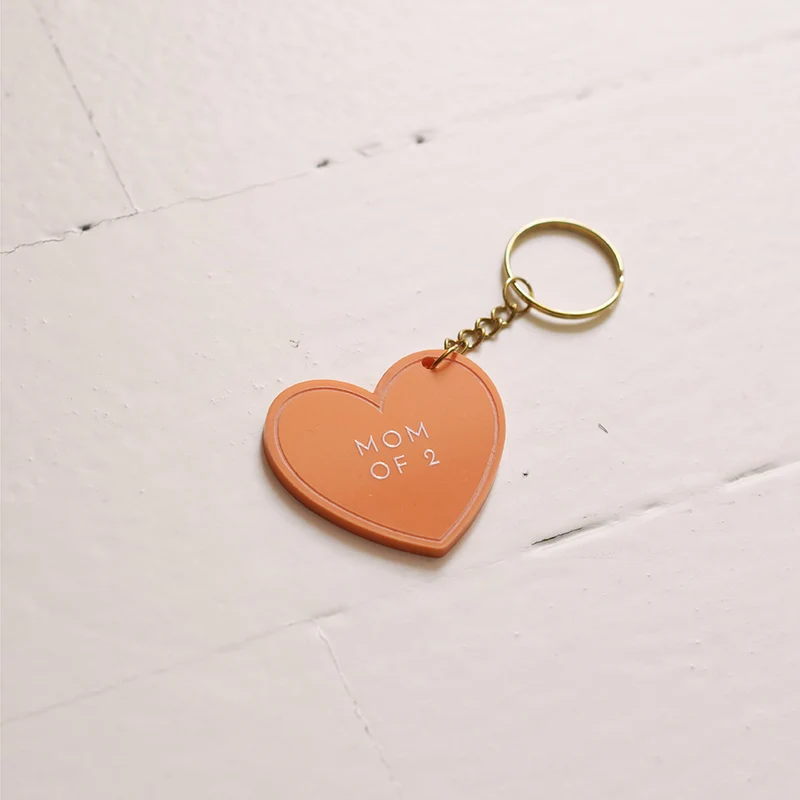Porte-clés "coeur" Mum of
