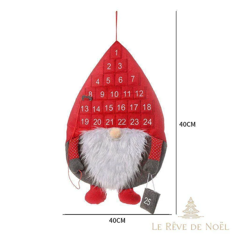 Calendrier de l'avent Gnome / lutin