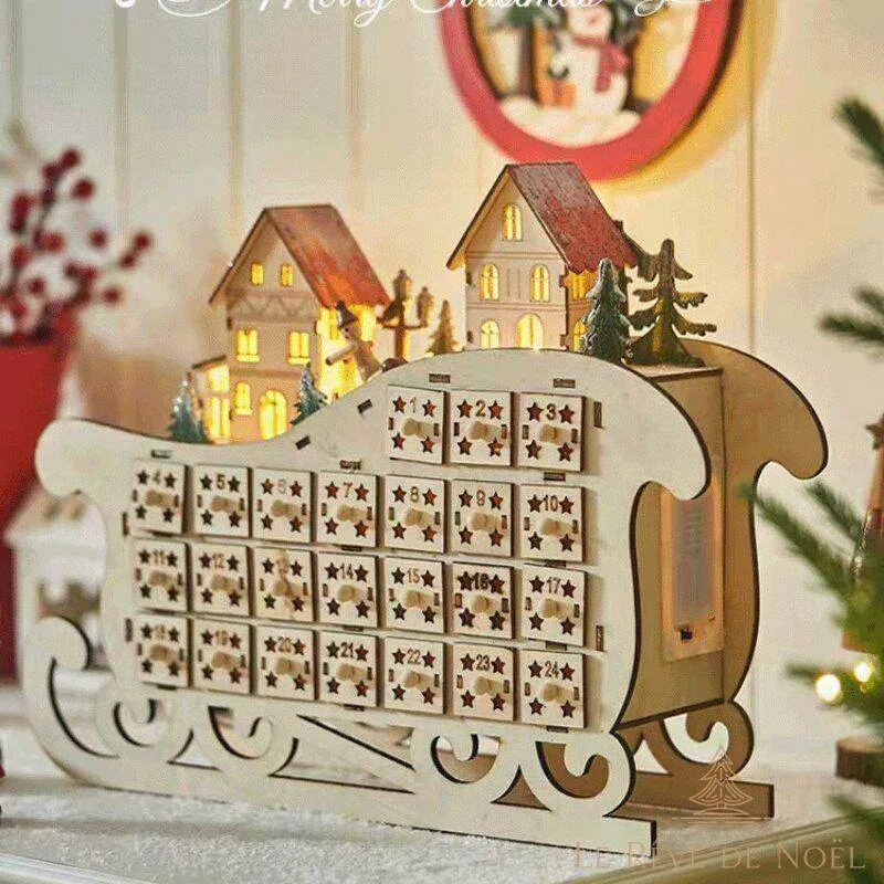 Calendrier de l'avent Traineau (LED)