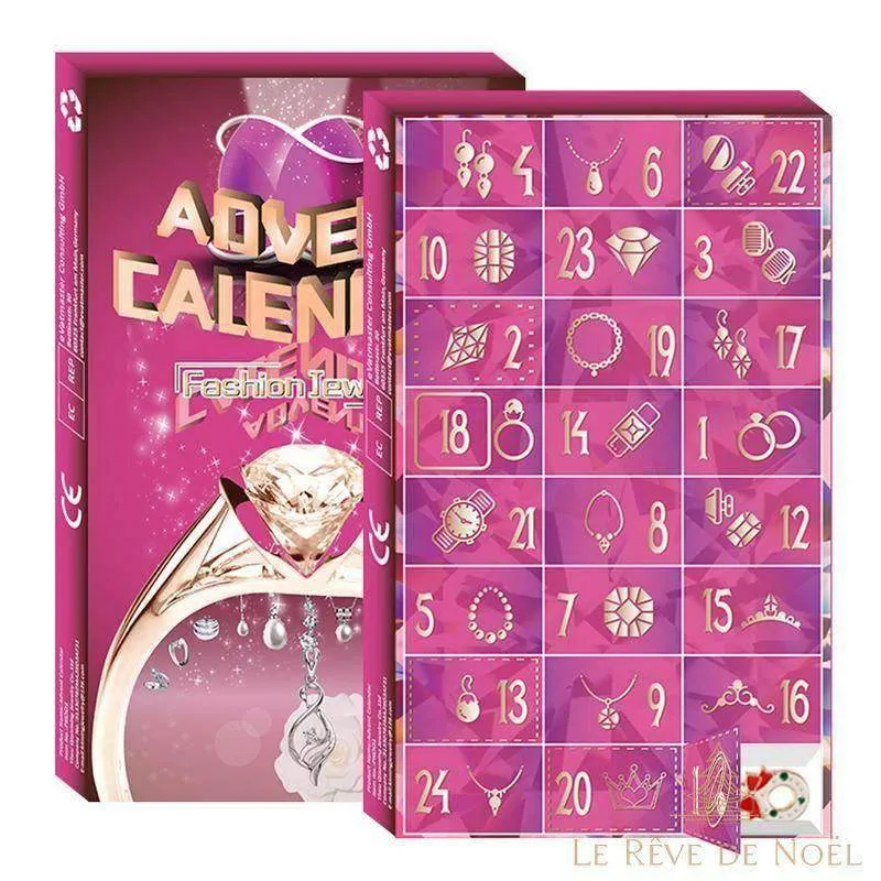 Calendrier de l'avent femme bijoux