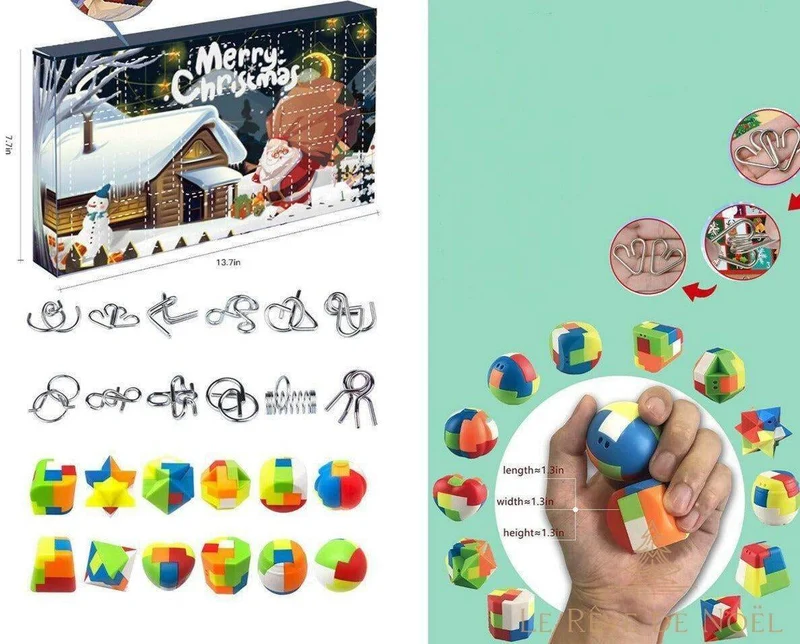 Calendrier de l'avent Casse-tête