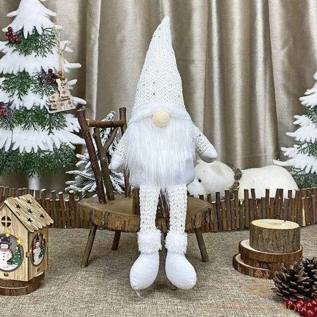 Gnome de Noël - Blanc