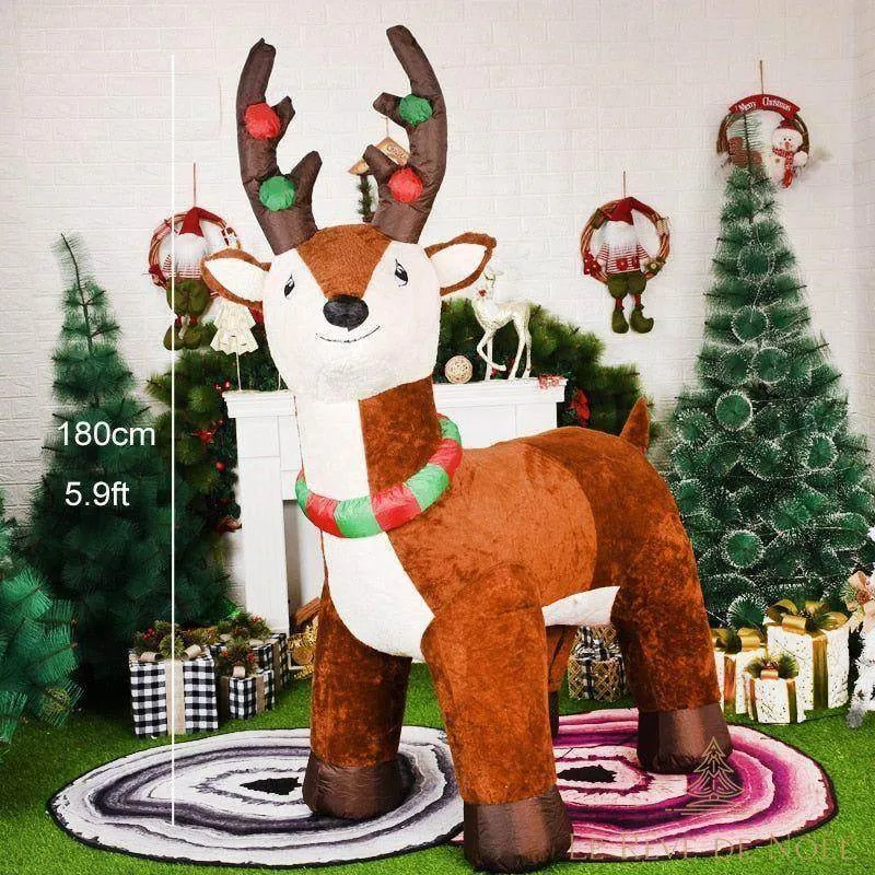 Renne de Noël gonflable