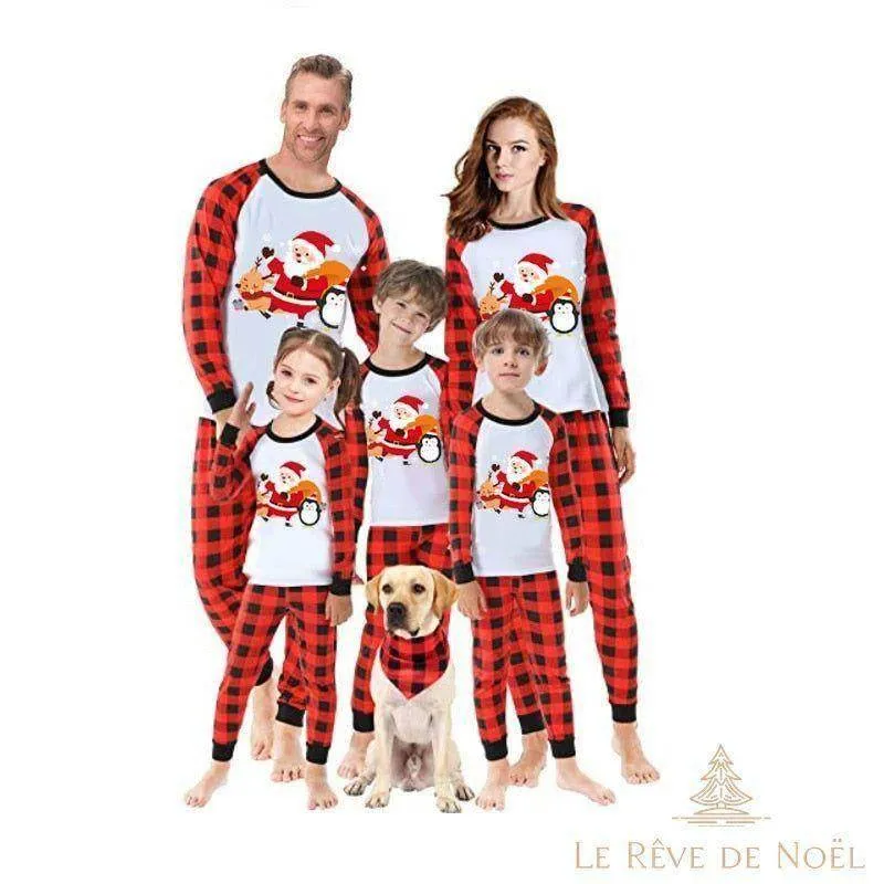 Pyjama Noël famille grande taille