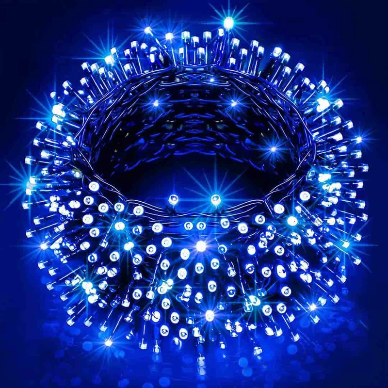 Quntis 17.6ft 5 LED USB Rechargeable Solar String Lights with Remote ¡§C IP44 Waterproof Outdoor Fairy Lights for Garden & Patio Decor