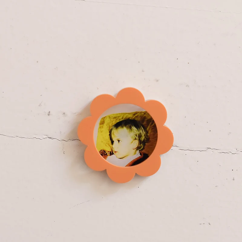 Mini cadre photo forme fleurs