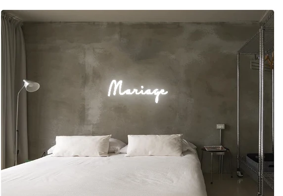 Custom text: Mariage