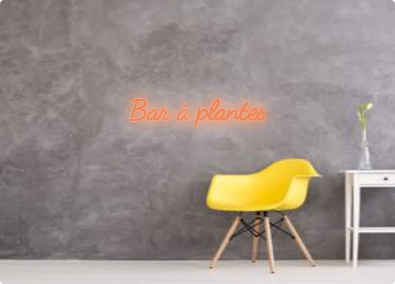 Custom order: Bar à plantes
