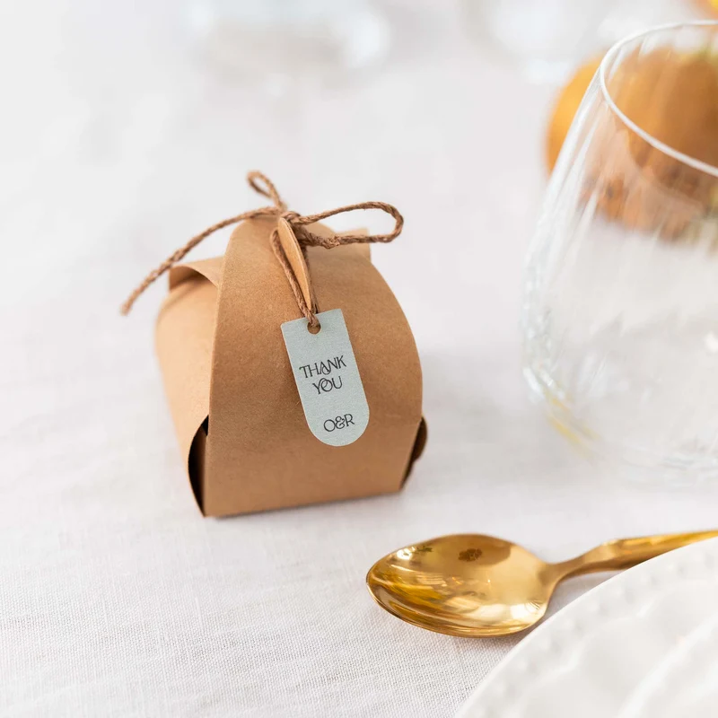 10 étiquettes cadeau "Pastel" papier