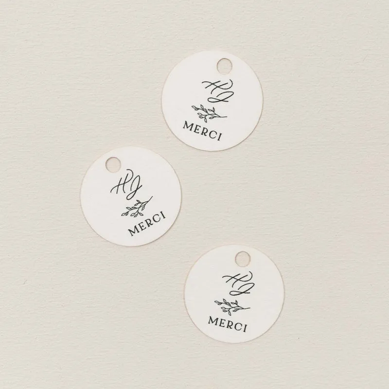 10 étiquettes cadeau "Nomad" papier