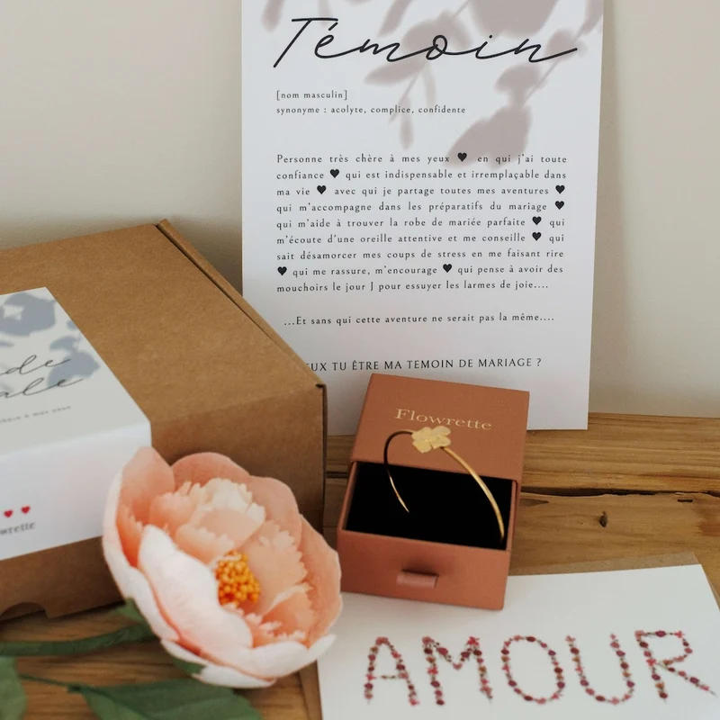 Coffret de la témoin
