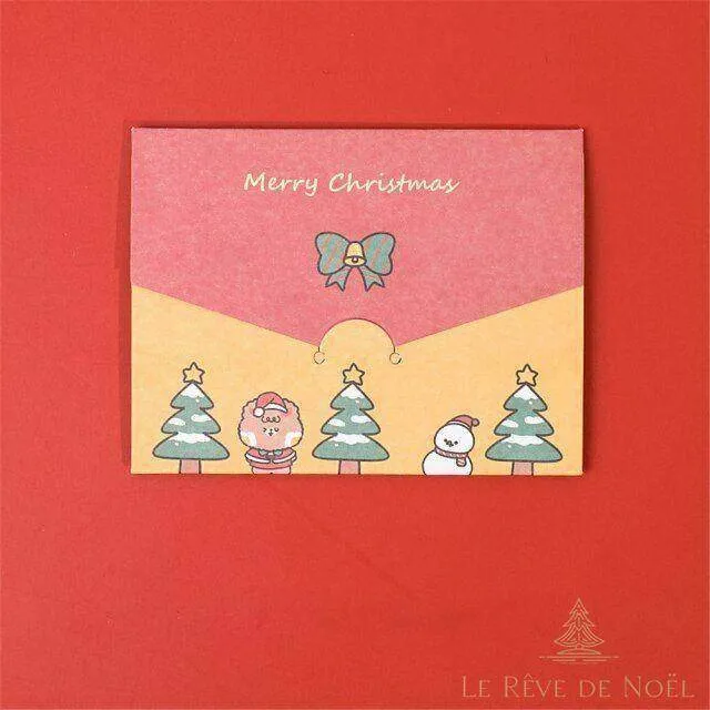 Enveloppe de Noël - Sapin