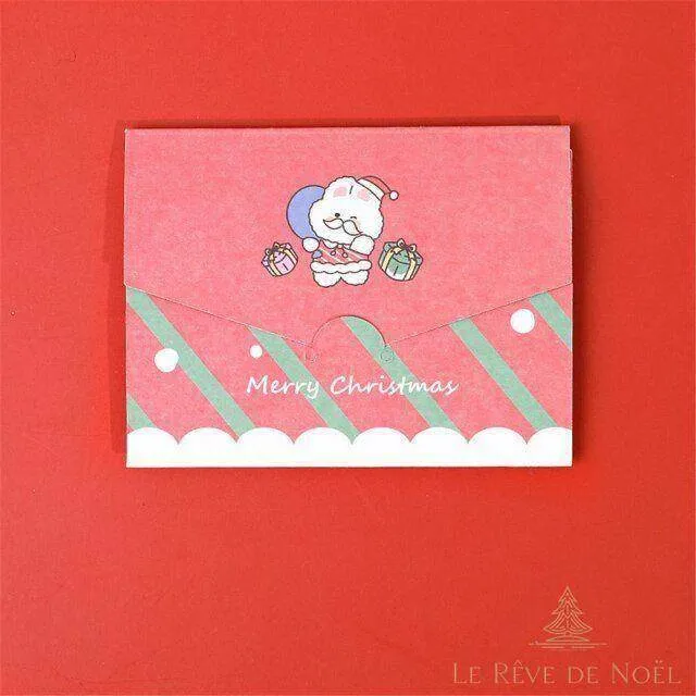 Enveloppe de Noël - Rouge