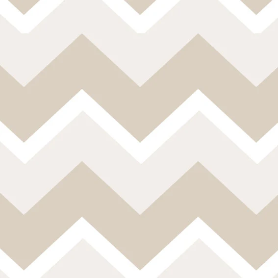 100x200 cm Vinilo Zig Zag Vintage Crudo