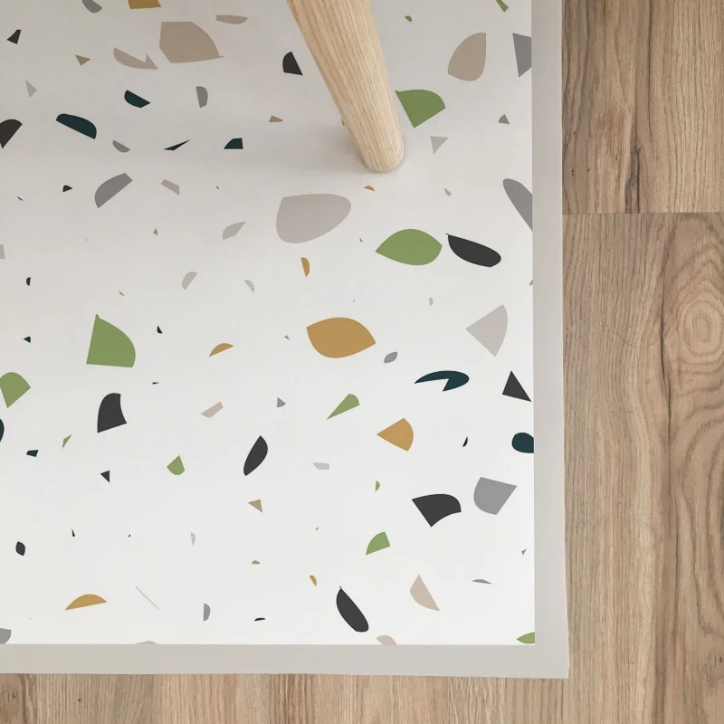 Vinyl Rug 98x148cm Terrazzo