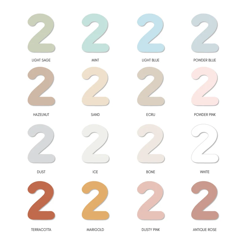 Numbers and Symbols Magnets - More Colors Available
