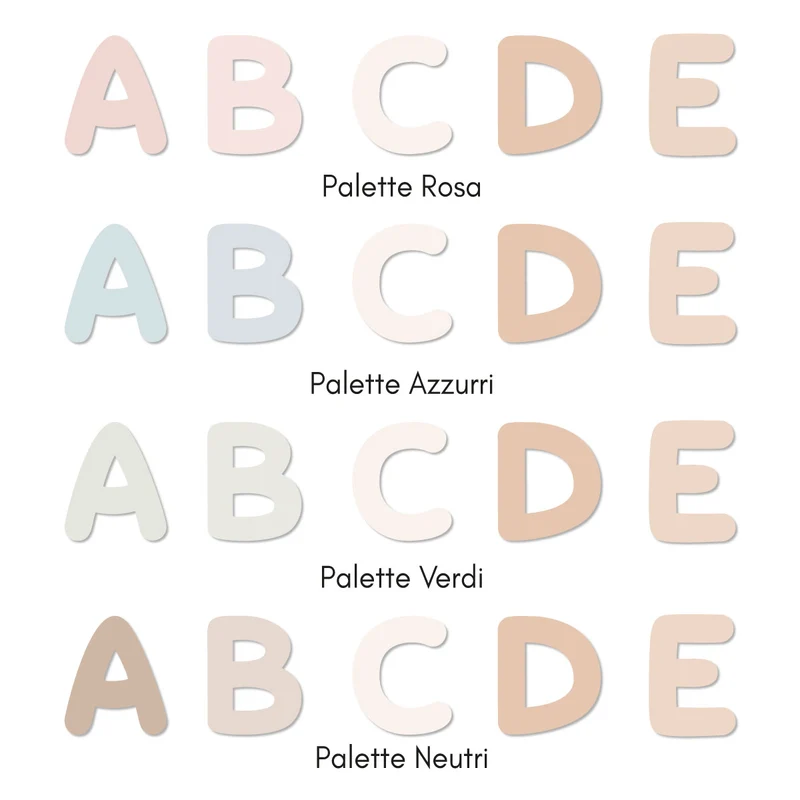 Alphabet Letters Magnets - Multiple Color Variations Available
