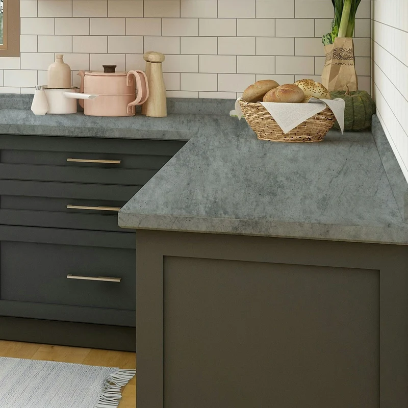 Kitchen Top Adhesive Film - Grey Cement
