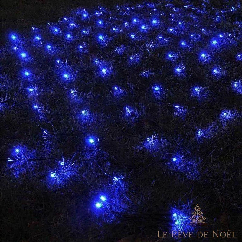 Guirlande lumineuse solaire filet
