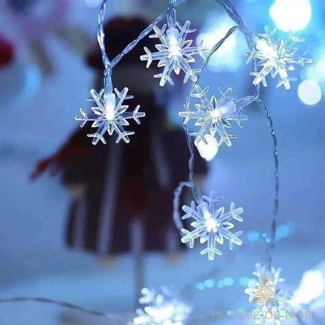 Guirlande lumineuse - Flocons de neige