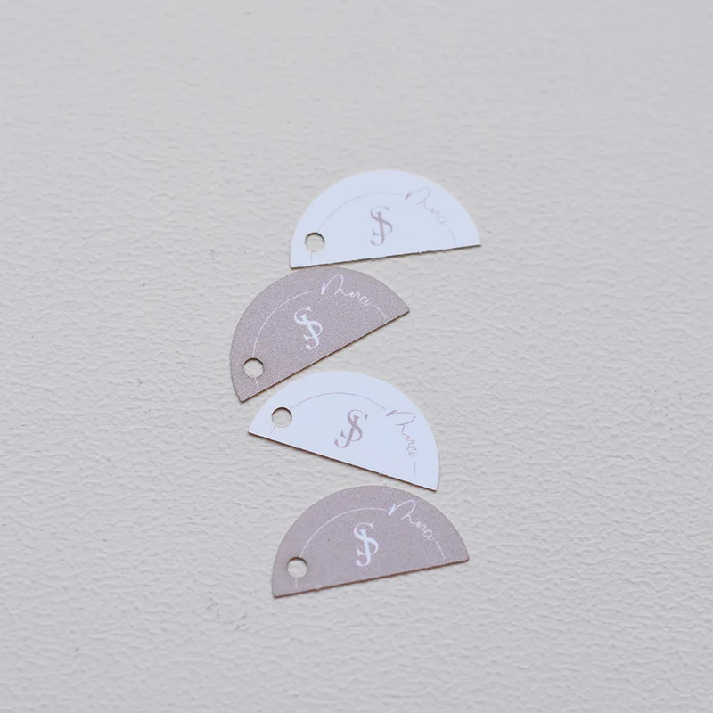 10 étiquettes cadeau "Folk" papier