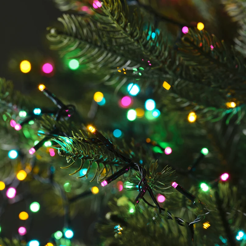 Guirlande Lumineuse Multicolore à 1000 LED pour Intérieur et Extérieur