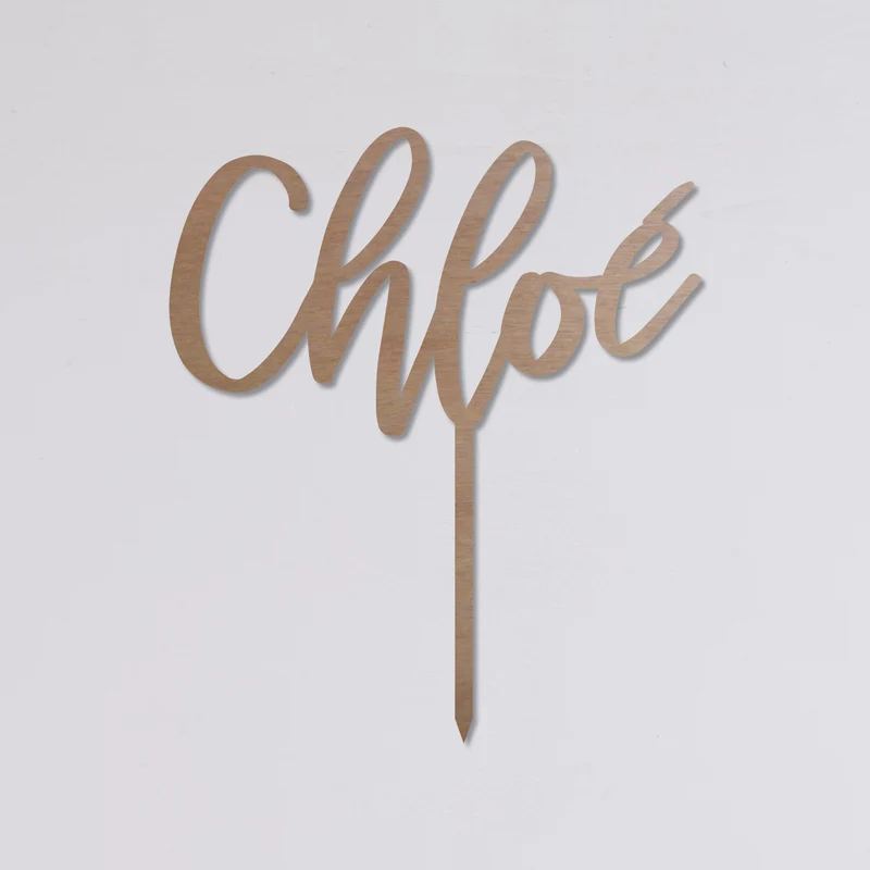 Cake topper "Prénom 2"