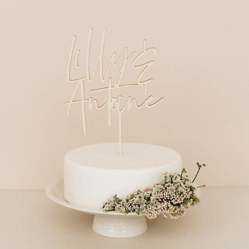 Cake topper "Pure"