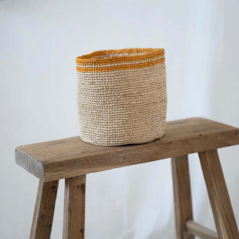 Cache-pot raphia Maho
