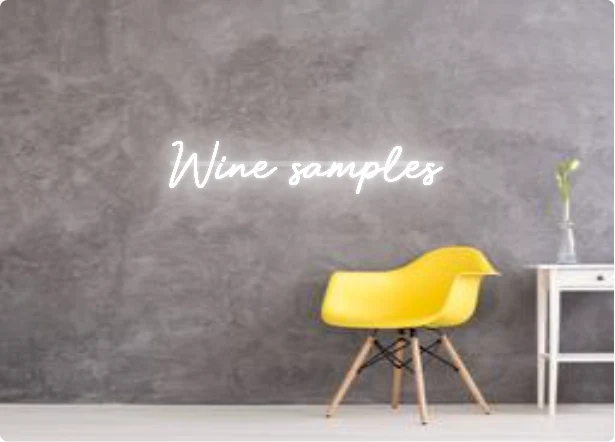 Custom order: Wine samples