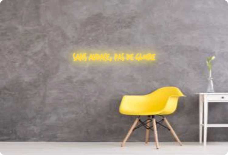 Custom order: Sans audace, pas de gloire