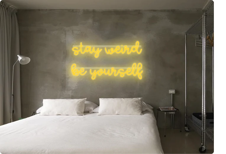 Custom order: stay weird be yourself
