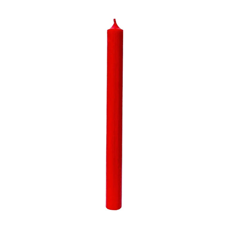 Bougie non parfumée - Rouge