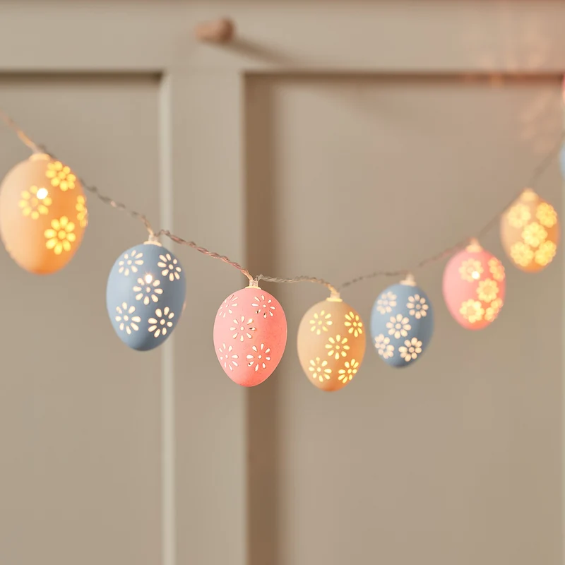 Guirlande Lumineuse à 10 Œufs de Pâques