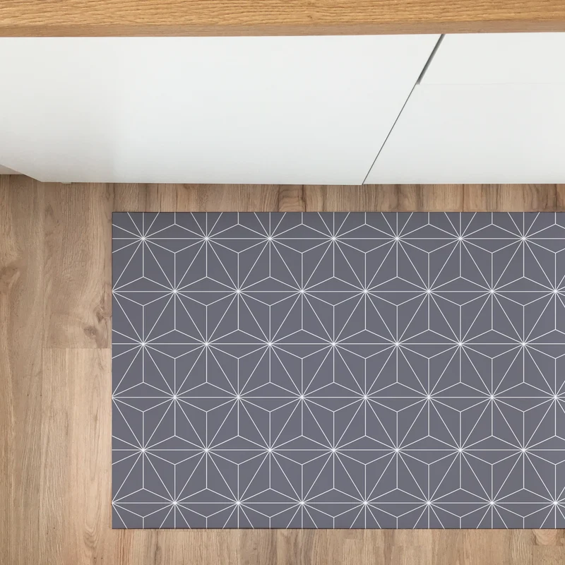 Vinyl Rug 48x198 Tokyo Carbon