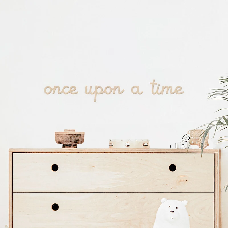 Once Upon a Time Wooden Sign