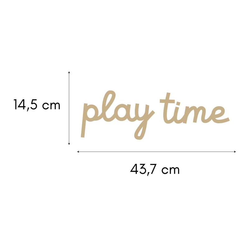 Play Time Wooden Sign - More Fonts Available