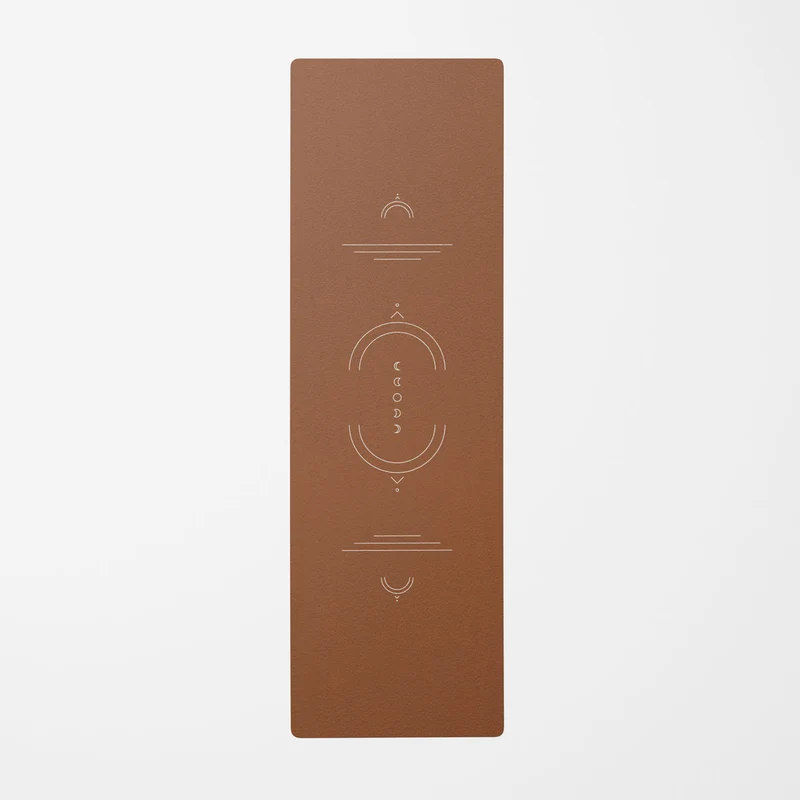 Esterilla de yoga marrón Rooted Soul (más tamaños disponibles)
