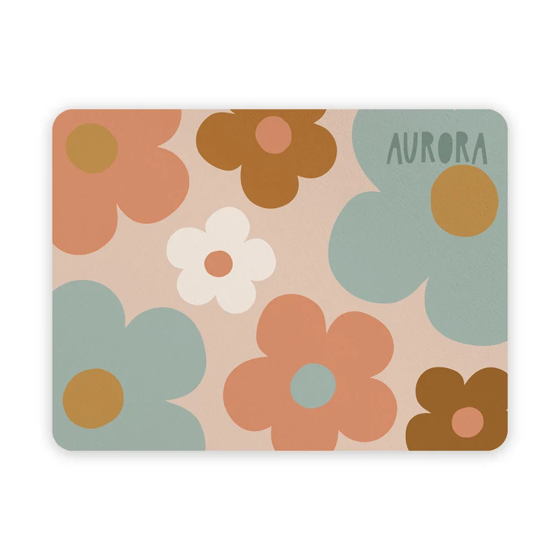 Mantel individual infantil Daisy - Nombre personalizable