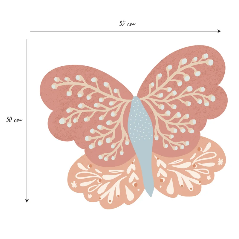 Butterfly Bush XL Butterflies Stickers - More Designs Available