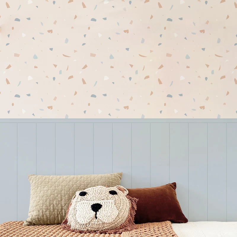 Terrazzo Boiserie Wallpaper - More Colors and Sizes Available