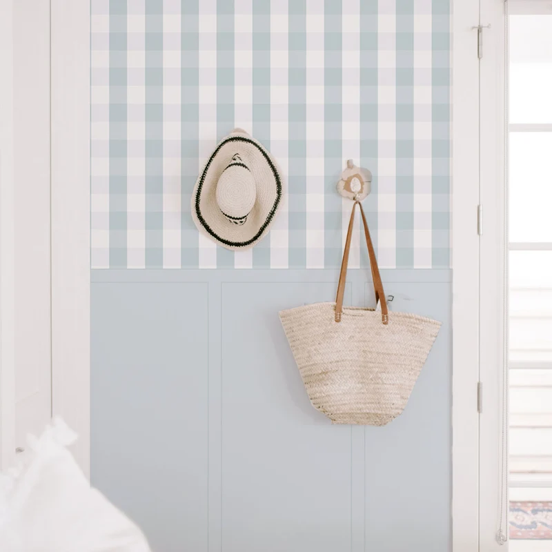 Vichy Boiserie Wallpaper - More Colors and Sizes Available